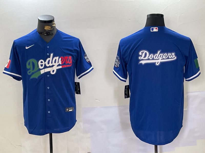 Men Los Angeles Dodgers Blank Blue Game 2024 Nike MLB Jersey style 10154->los angeles dodgers->MLB Jersey